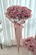 연핑크 비누꽃 대형꽃다발